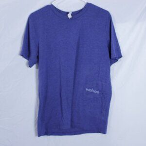 Blue Wahoo Fitness T-Shirt L Topographic Design